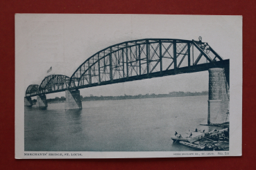 Postcard PC St Louis Missouri 1900 Merchants Bridge USA US United States